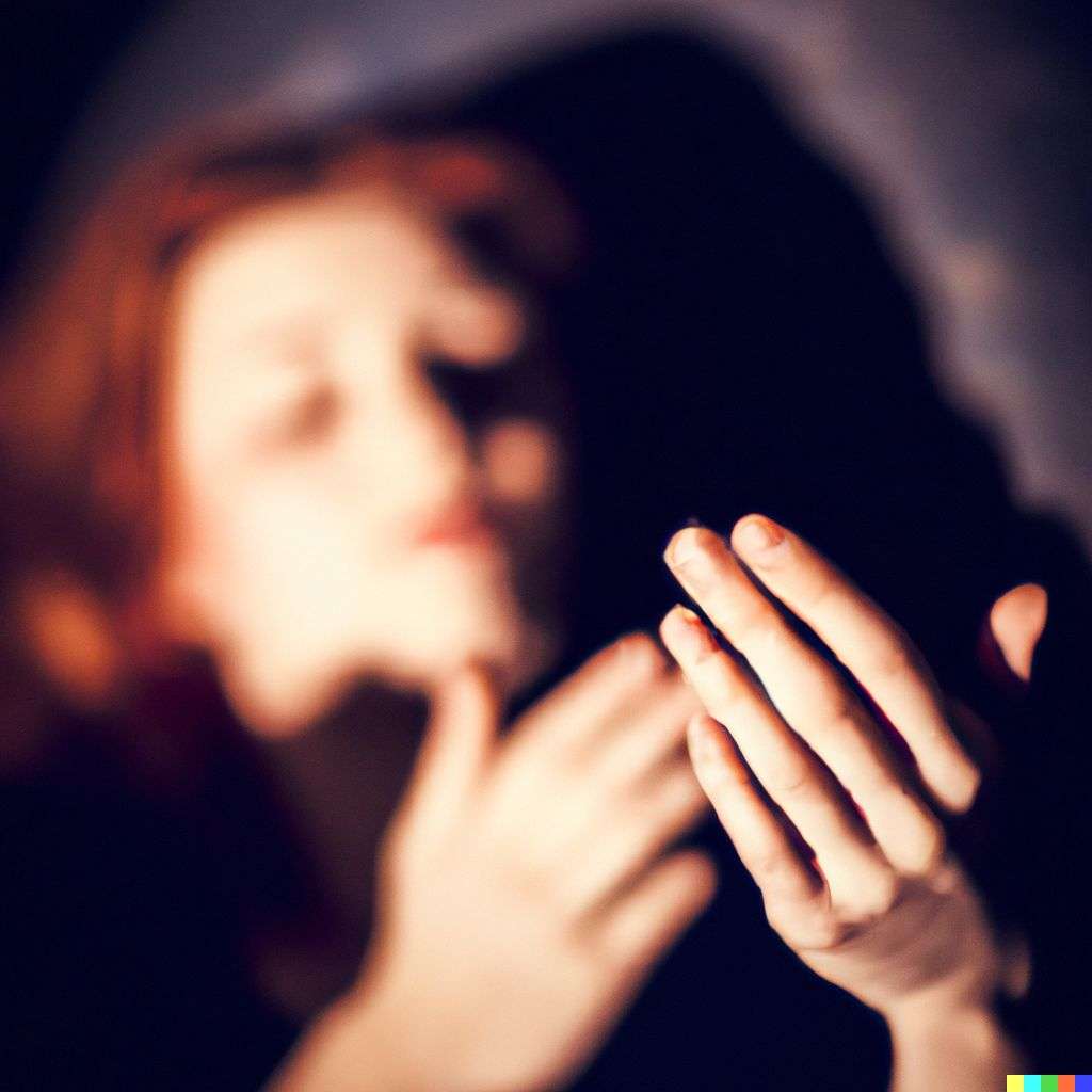 a representation of anxiety, photograph, f1.4, very shallow depth of field